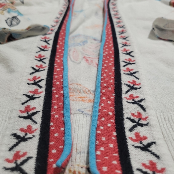 Daniel Rainn Cristiana Floral Print Linen Blend Open Front Cardigan Size L... - Picture 9 of 16